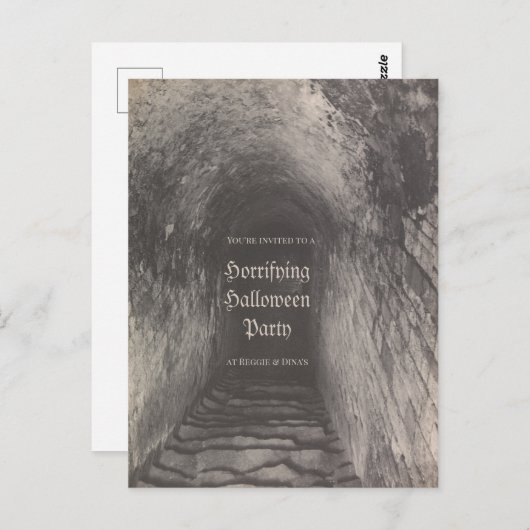 foto van de uitnodiging van de partij van de doua (Voorkant / Achterkant)