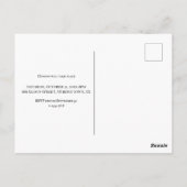  foto van de uitnodiging van de partij van de doua (Achterkant)