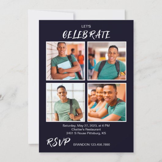 Foto van de Universiteit van 2023 Partij 5 Aankondiging (Achterkant)