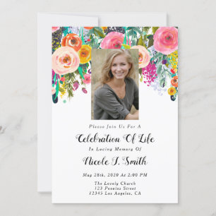 Foto van de viering van het leven kaart