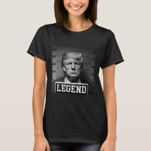 Foto van de vingerafdruk van president Trump T-shirt