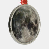 Foto van de volle maan metalen ornament (Rechts)