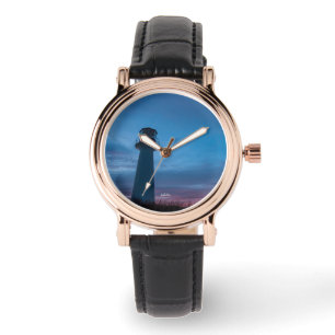 Foto van de vuurtoren horloge