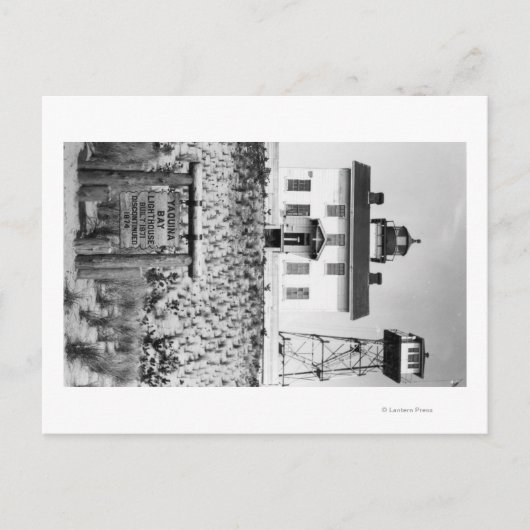 Foto van de vuurtoren van de baai van YaquinaYaqui Briefkaart (Voorkant)