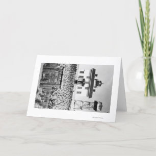 Foto van de vuurtoren van de baai van YaquinaYaqui Kaart