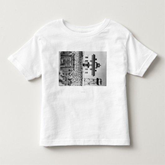 Foto van de vuurtoren van de baai van YaquinaYaqui Kinder Shirts (Voorkant)