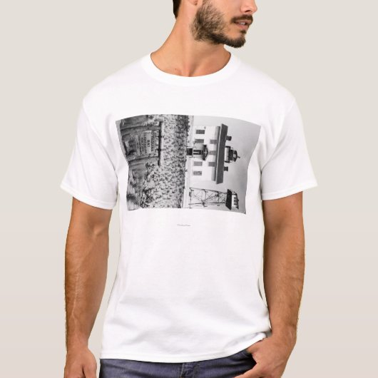 Foto van de vuurtoren van de baai van YaquinaYaqui T-shirt (Voorkant)