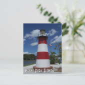 Foto van de vuurtoren van Dora Florida Briefkaart (Staand voorkant)
