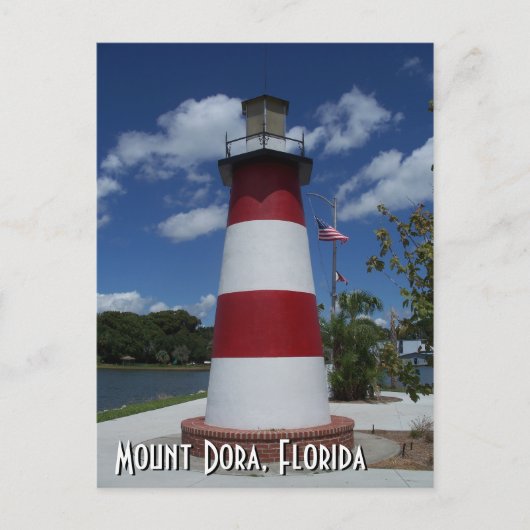 Foto van de vuurtoren van Dora Florida Briefkaart (Voorkant)