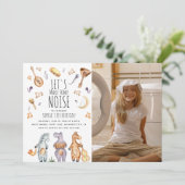 Foto van de Waterverf Afrikaanse dieren van afgelo Kaart (Staand voorkant)