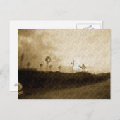 Foto van de windmolen van de motorboerderij Circa  Briefkaart (Voorkant / Achterkant)