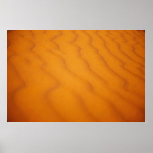 Foto van de woestijn poster