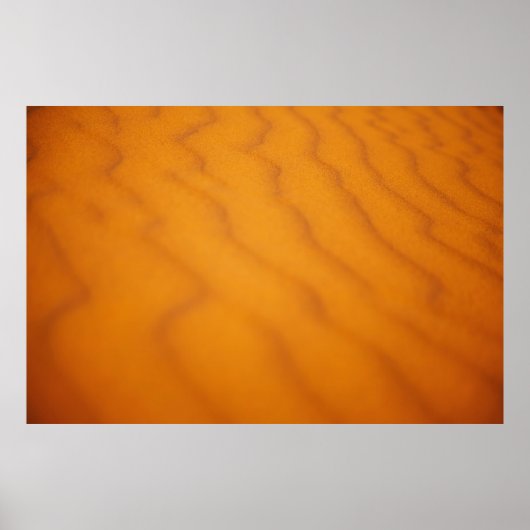 Foto van de woestijn poster (Voorkant)