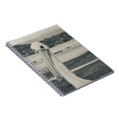 Foto van de zwarte en witte Pelican Notitieboek (Rechterzijde)