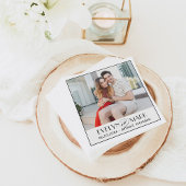  foto van deco Wedding Monogram Servet