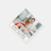  foto van deco Wedding Monogram Servet (Hoek)