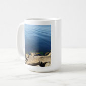 Foto van Deep Blue Atlantic Ocean Best Pap Ever Koffiemok (Voorkant links)