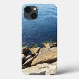 Foto van Deep Blue Atlantic Ocean Rocky Cliff Case-Mate iPhone Case