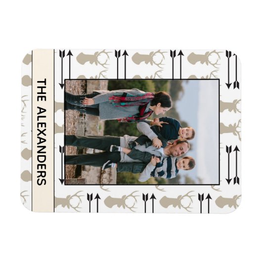 Foto van Deer Head Magneet (Horizontaal)