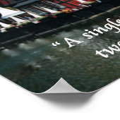 Foto van Denemarken en Funny Danish Proverb Poster (Hoek)