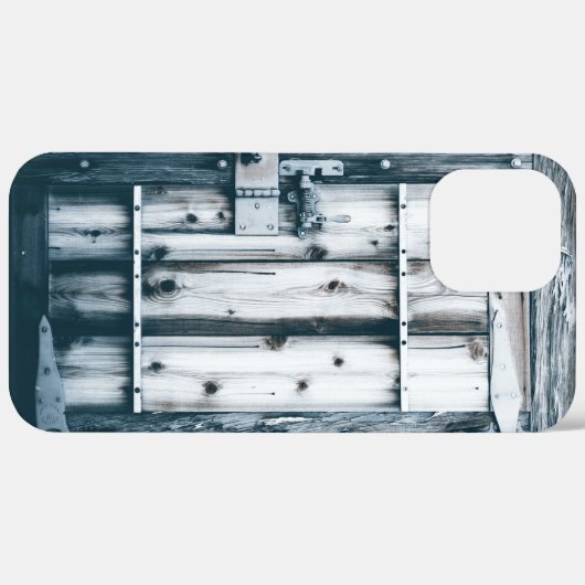 Foto van deur - blauw Case-Mate iPhone case (Achterkant (horizontaal))