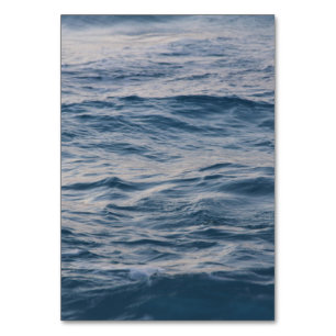 Foto van dichtbij van rimpels in zeewater kaart