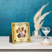 Foto van dierbare overledene - Gouden tint Fotoplaat (Insitu)