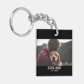 Foto van Dog Dad Established Sleutelhanger (Voorkant Links)