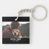Foto van Dog Dad Established Sleutelhanger (Achterkant)