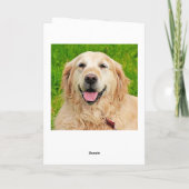 Foto van Dog Memorial Rainbow Bridge-kaart Kaart (Achterkant)