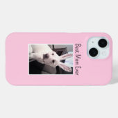 Foto van Dog Wearing Bunny Ears Beste moeder ooit  Case-Mate iPhone Case (Achterkant (horizontaal))