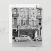 Foto van drankje briefkaart (Voorkant / Achterkant)