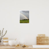 Foto van dubbele regenboog poster (Keuken)