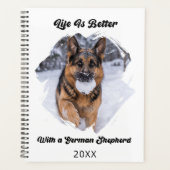 Foto van Duitse Herdershond GSD Leven is Beter 202 Planner (Voorkant)