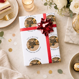 Foto van Duitse herdershond Leven is Beter Cadeaupapier