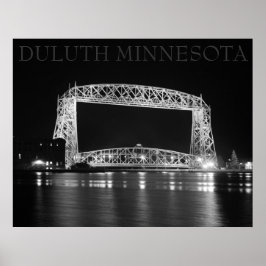 Foto van Duluth Aerial Lift Bridge Poster