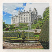 Foto van Dunrobin castle Glazen Onderzetter (Voorkant)