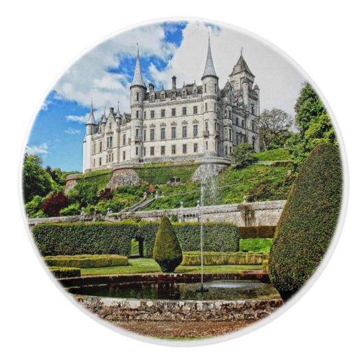 Foto van Dunrobin castle Keramische Knop (Voorkant)