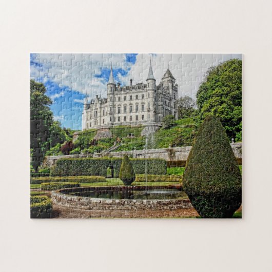 Foto van Dunrobin castle Legpuzzel (Horizontaal)