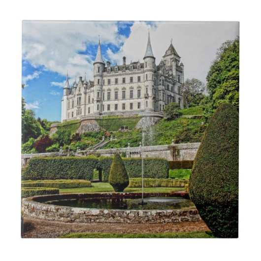 Foto van Dunrobin castle Tegeltje (Voorkant)