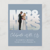 Foto van Dusty Blue Wedding Reception (Voorkant)