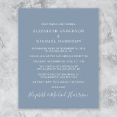 Foto van Dusty Blue Wedding Reception