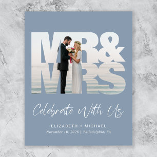 Foto van Dusty Blue Wedding Reception