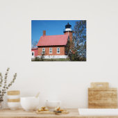Foto van Eagle Harbor Lighthouse Poster (Keuken)