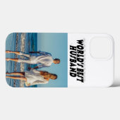 Foto van echtgenoot met zwarte tekst Case-Mate iPhone case (Achterkant (horizontaal))