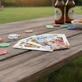 Foto van een aangepaste vriend pokerkaarten