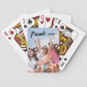 Foto van een aangepaste vriend pokerkaarten (Achterkant)