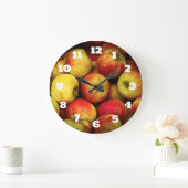 Foto van een Bushel van gele en rode appels Grote Klok (Huis)