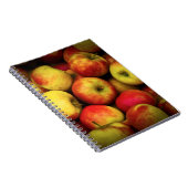 Foto van een Bushel van gele en rode appels Notitieboek (Rechterzijde)