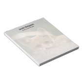 Foto van een Cute Little Oranje Fox Notitieblok (Schuin)